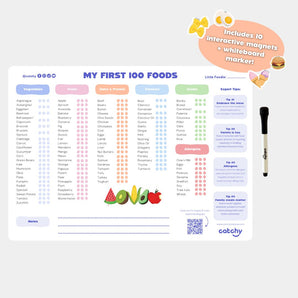 First 100 Foods Tracker Set