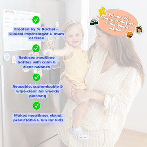 Our Weekly Menu - Weekly Meal Planner Fridge Magnet