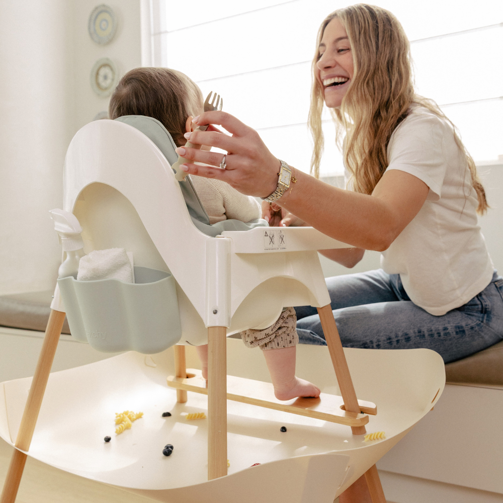 The Silicone Caddy (for IKEA Antilop & similar high chairs)
