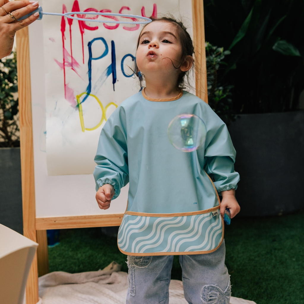 The Cover-All Smock Bib Long Sleeve