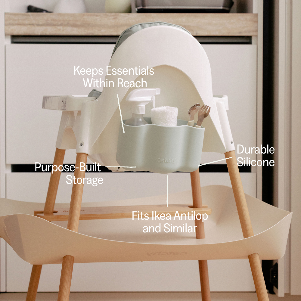 The Silicone Caddy (for IKEA Antilop & similar high chairs)